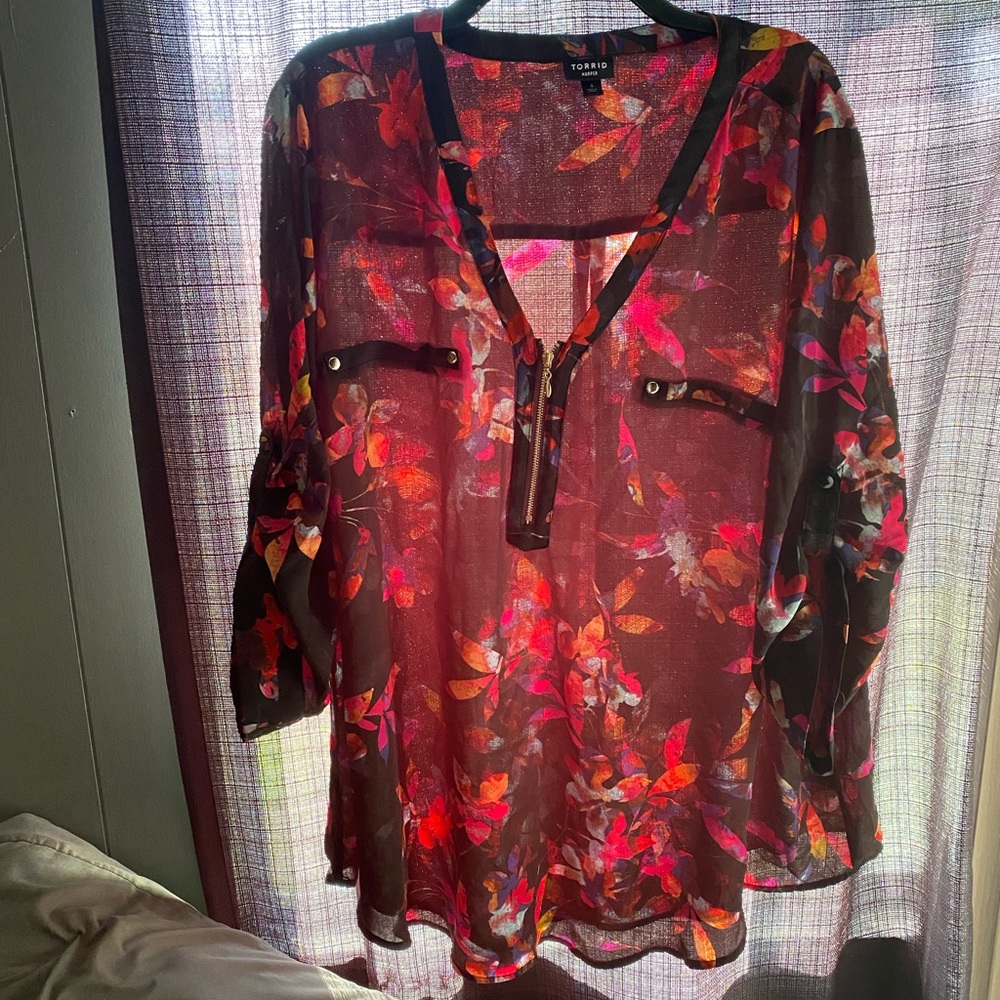 Black Sheer Torrid Top